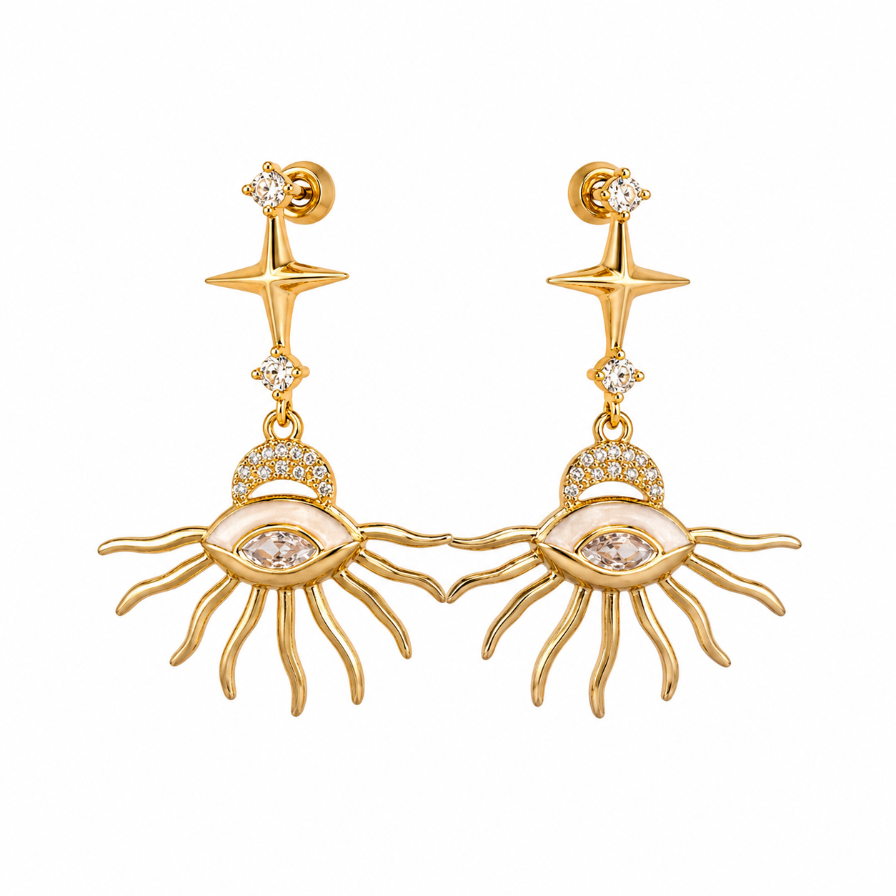 Niobe Gold Küpe