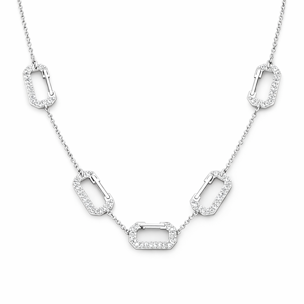 Noxx Gümüş Rengi Kolye