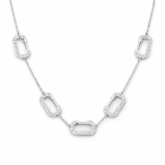 Noxx Gümüş Rengi Kolye