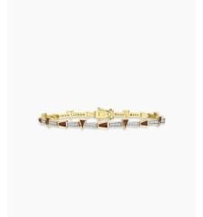 Alize Bordo Taşlı Kilitli Bileklik