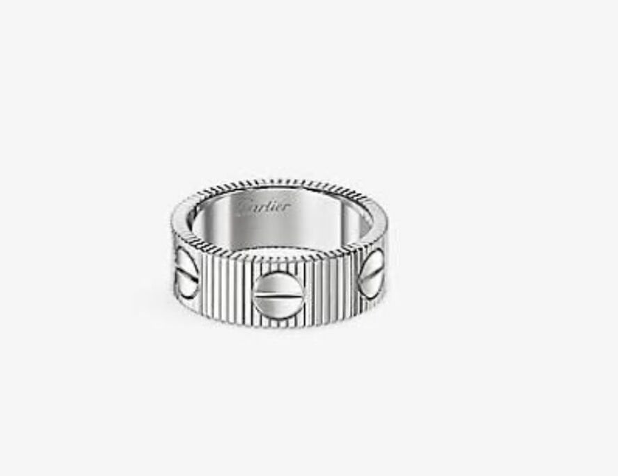 Carti Love Gümüş Rengi Yüzük(size9 yazılı)