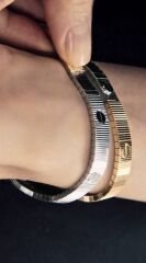 Carti Love Gümüş Bileklik(Kilit detaylı)