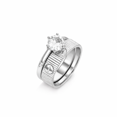 Carti Love Çelik Yüzük Yazısız