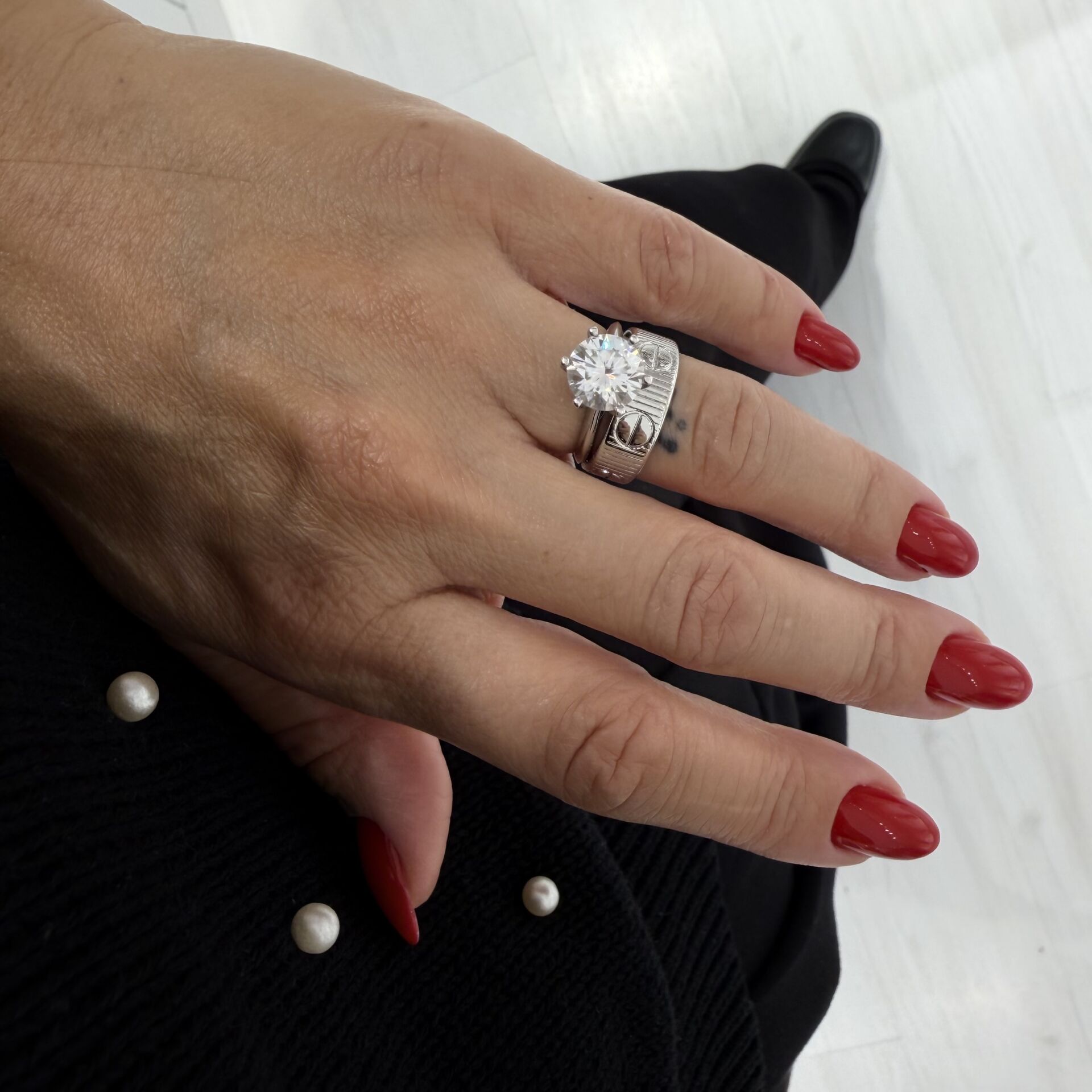 Carti Love Çelik Yüzük Yazısız