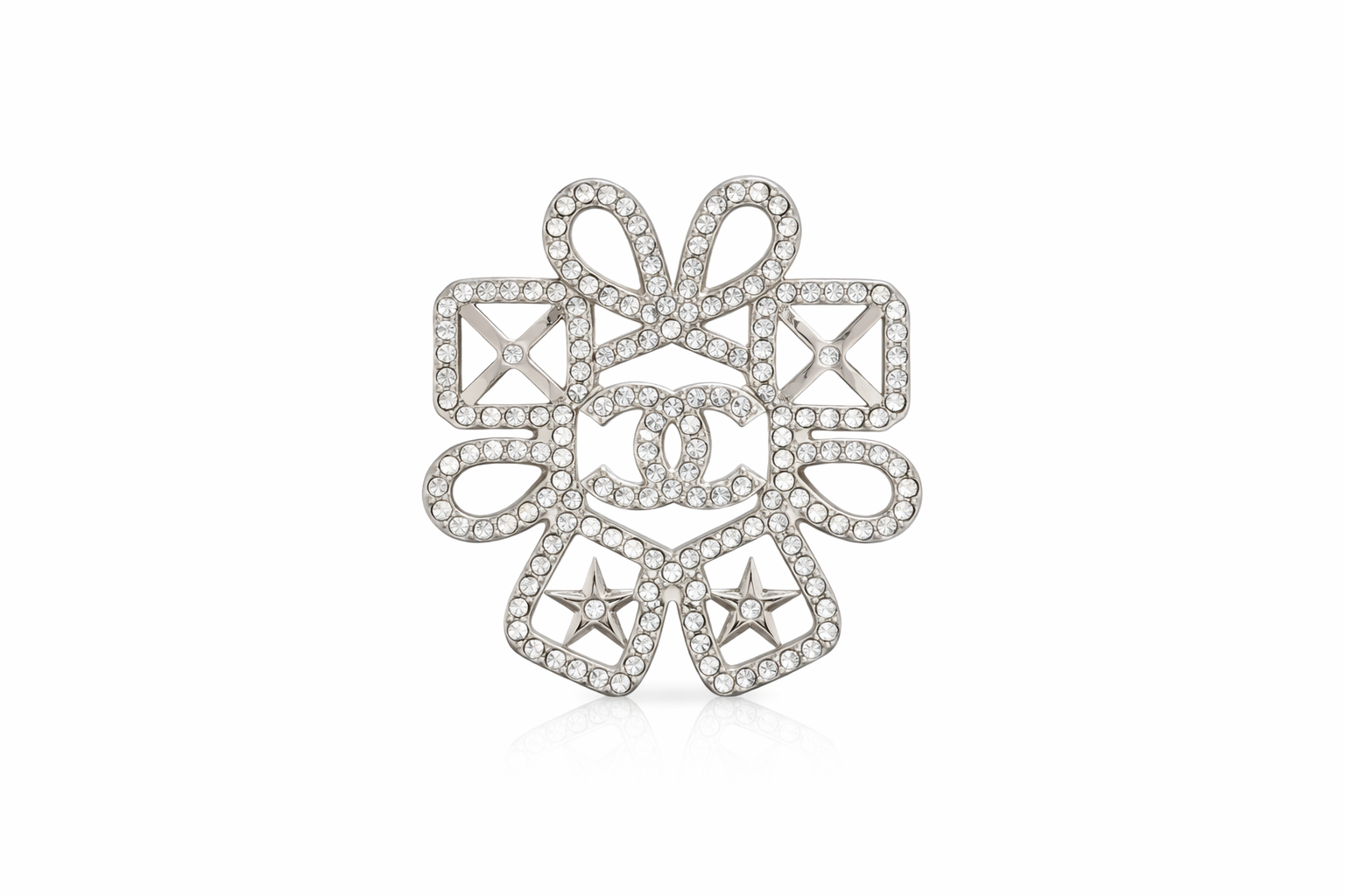 Chanel Taşlı Broş