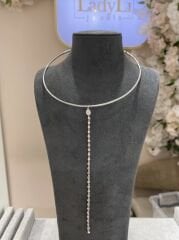 Zarina Gümüş Rengi Kolye