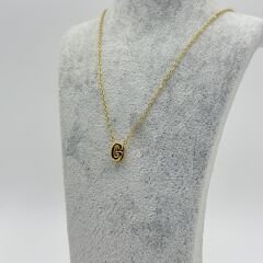 G Harfli Küçük Boy Kolye