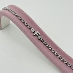 F Harfli Gümüş Bileklik