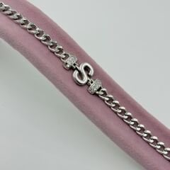 S Harfli Gümüş Bileklik