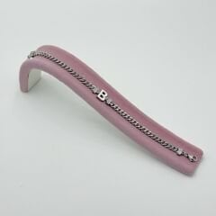 B Harfli Gümüş Bileklik