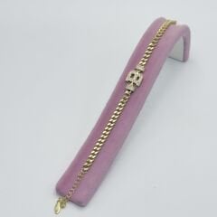 B Harfli Gold Bileklik