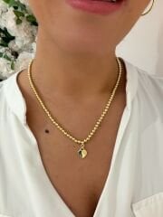 İthal Topçuk Marka Kolye Gold