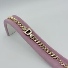 D Harfli Kalın Bileklik