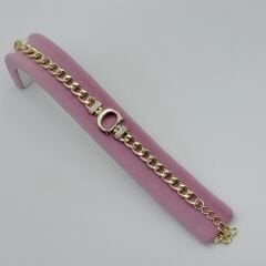 C Harfli Kalın Bileklik