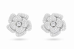 Elegant Serisi Taşlı Çiçek Küpe