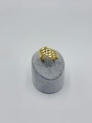 Pansy Gold Şeritli Yüzük