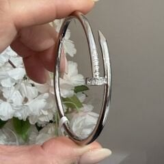 Cartie Gümüş Rengi Kelepçe Bileklik