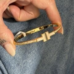 Tiff Gold Mineli Bileklik