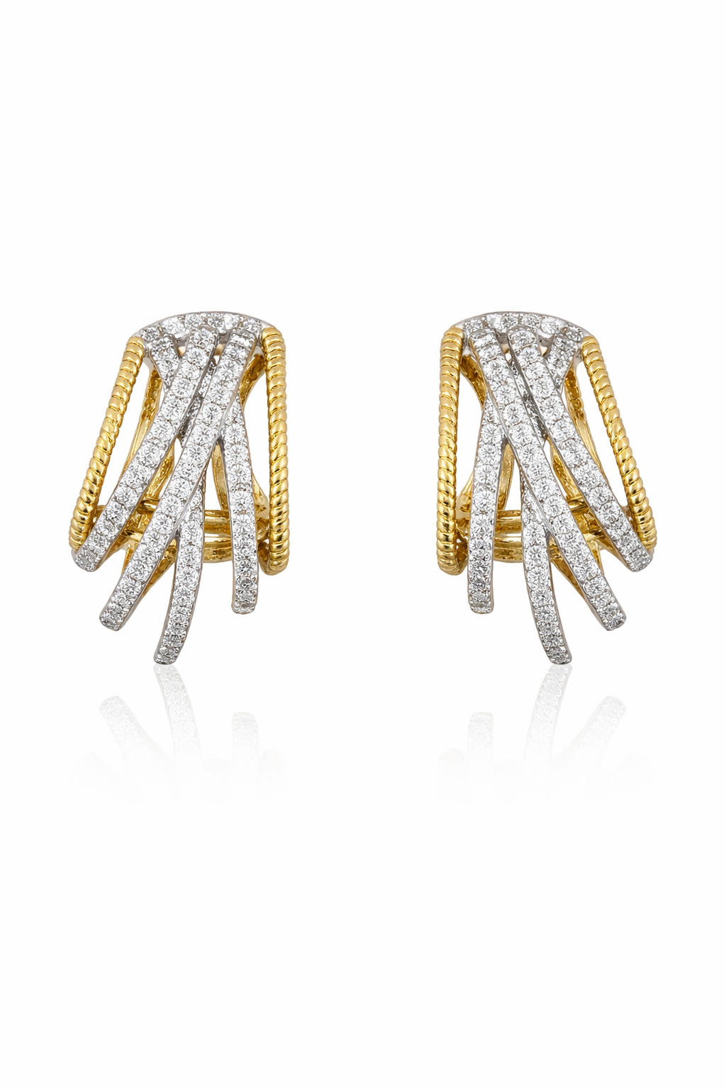 Liana Sarmal Taşlı Küpe