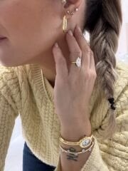 Markiz kesim tek taş goldyüzük