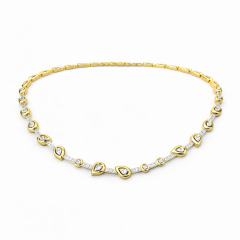 Çoklu Damla Taş Kolye