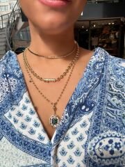 Serenay Yeşil Taşlı Kolye