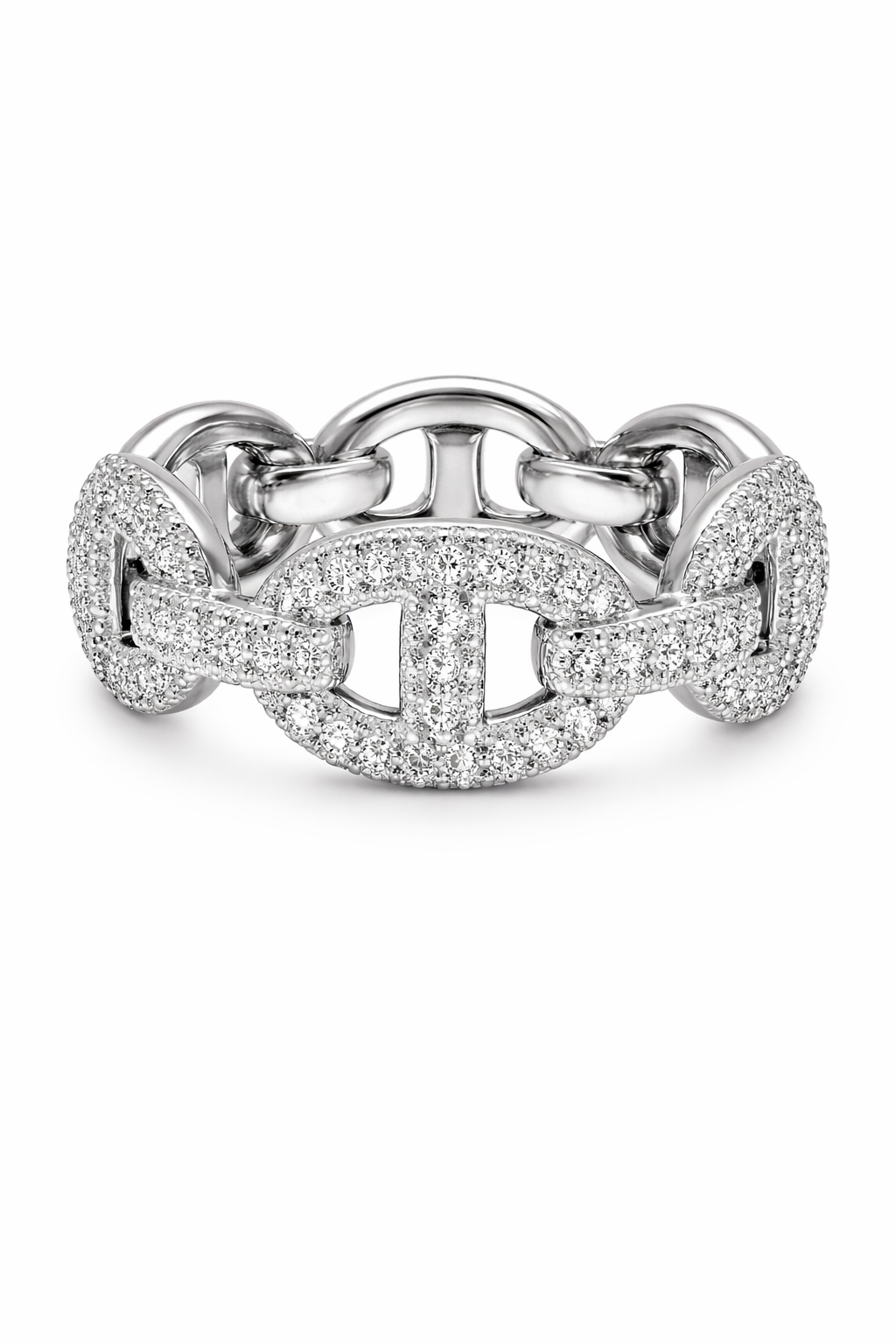 Herme Gümüş Rengi Yüzük