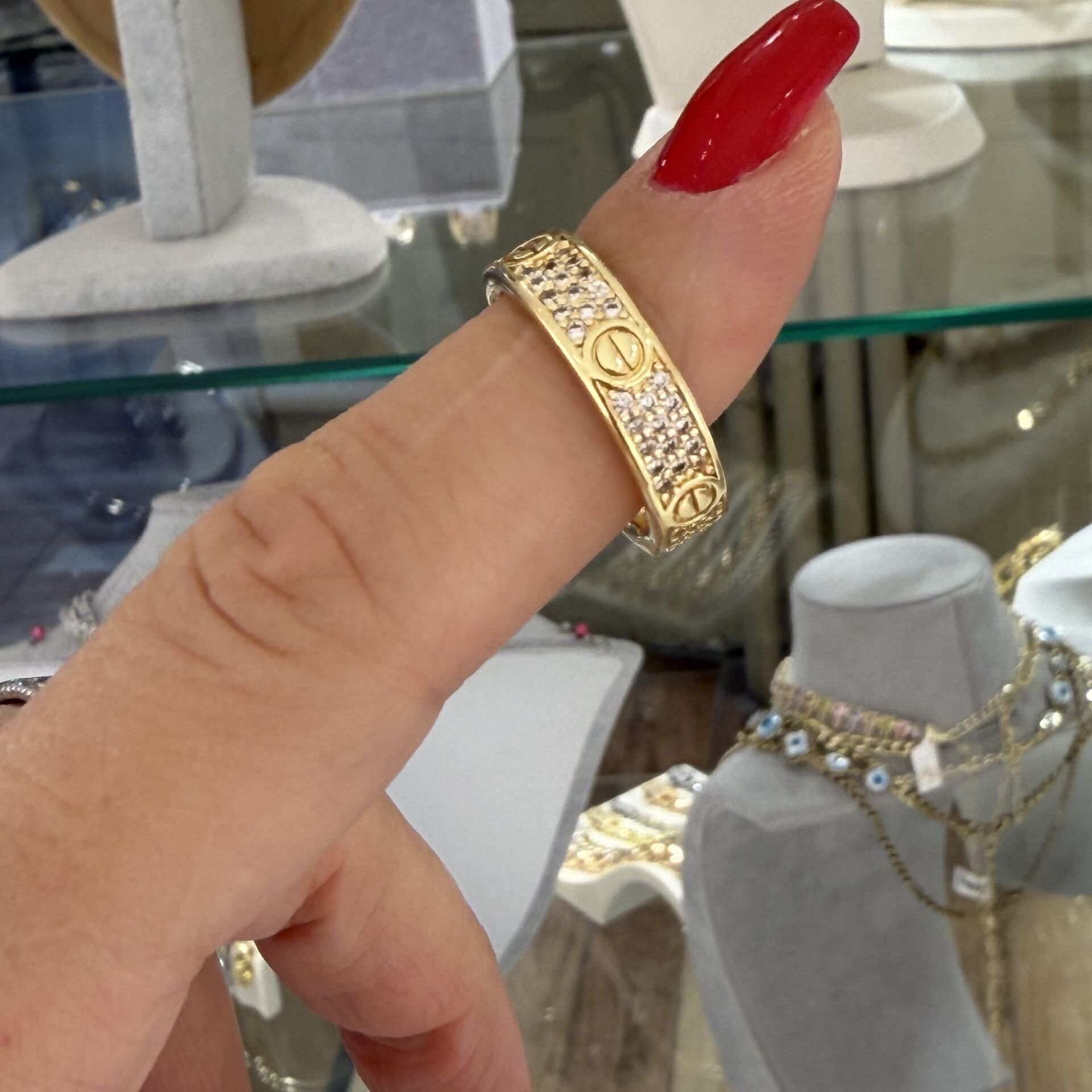 Carti love taşlı yüzük