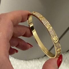 Carti Love Taşlı Kelepçe