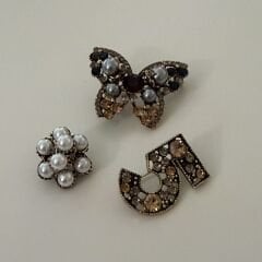 3’lü Butterfly Broş