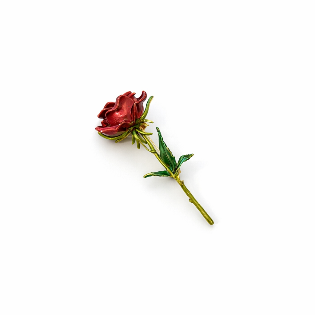 Kırmızı Gül Broş
