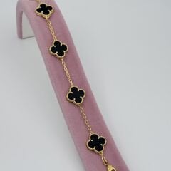 Yonca 5 li Bileklik Rose&Lacivert