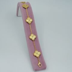 Yonca 5li Bileklik Gold&Gold