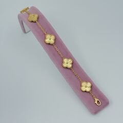 Yonca 5li Bileklik Gold&Gold