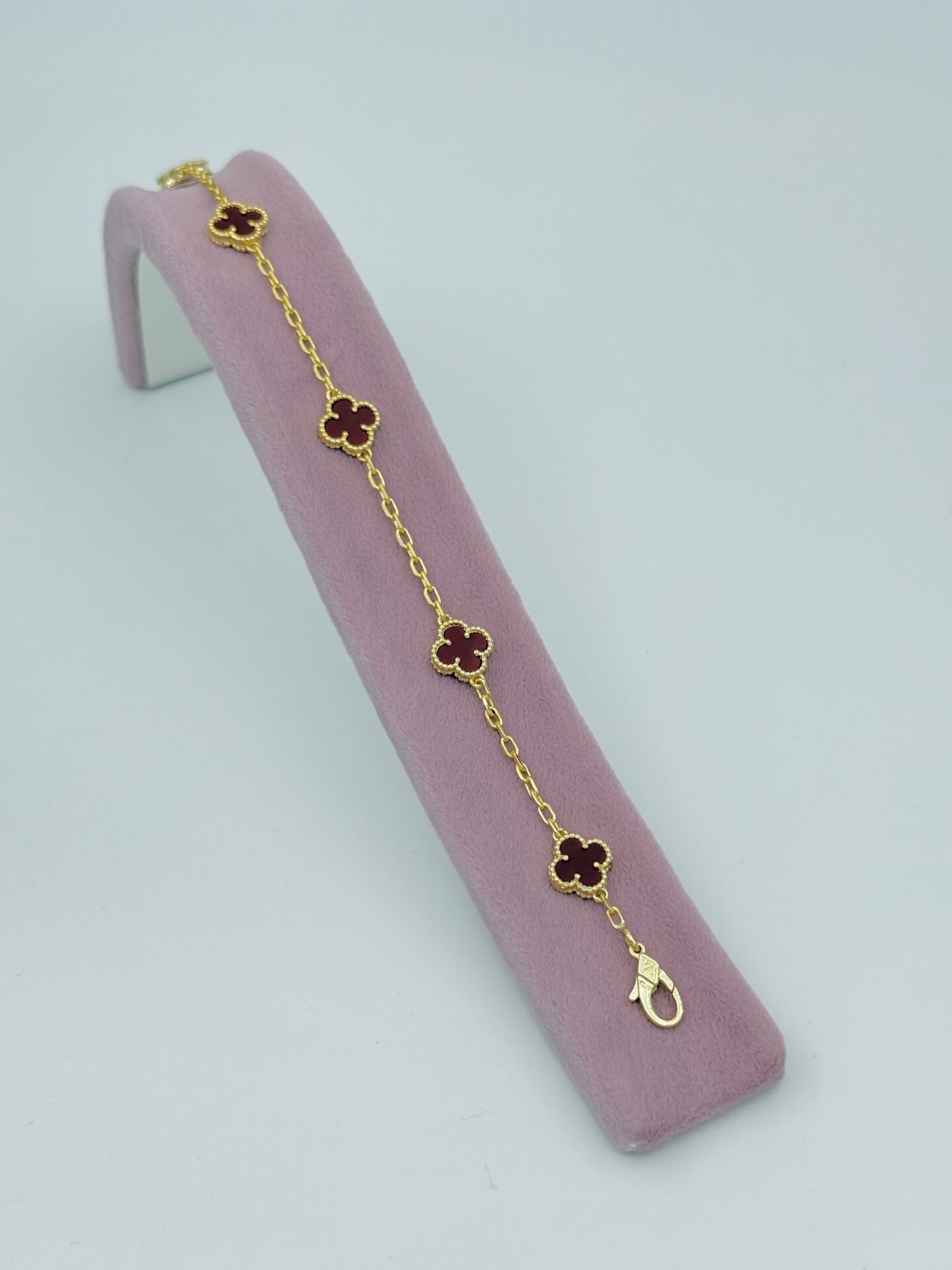 Yonca 5li Küçük Boy Gold&Bordo