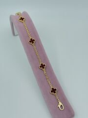 Yonca 5li Küçük Boy Gold&Bordo