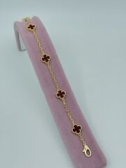 Yonca 5 li Küçük boy bileklik Gold&Siyah