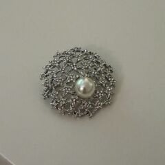 Taşlı Yıldızlı Broş