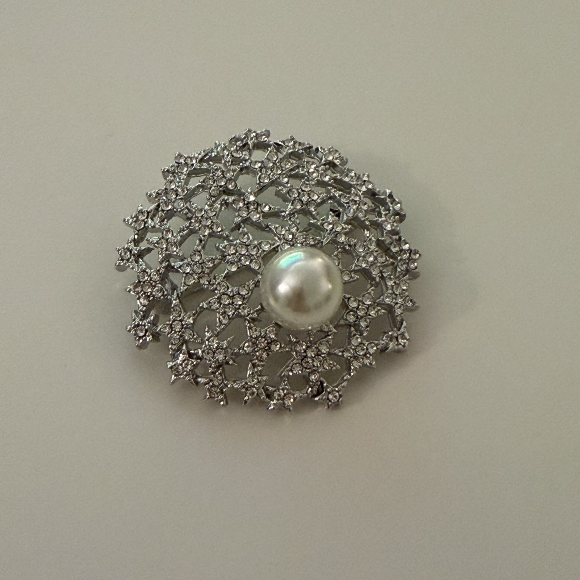 Taşlı Yıldızlı Broş