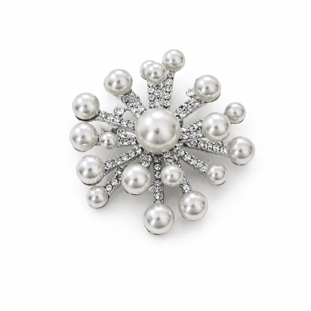 Full incili taşlı Broş