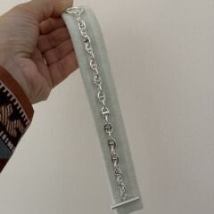 Herme Bileklik Gümüş Rengi