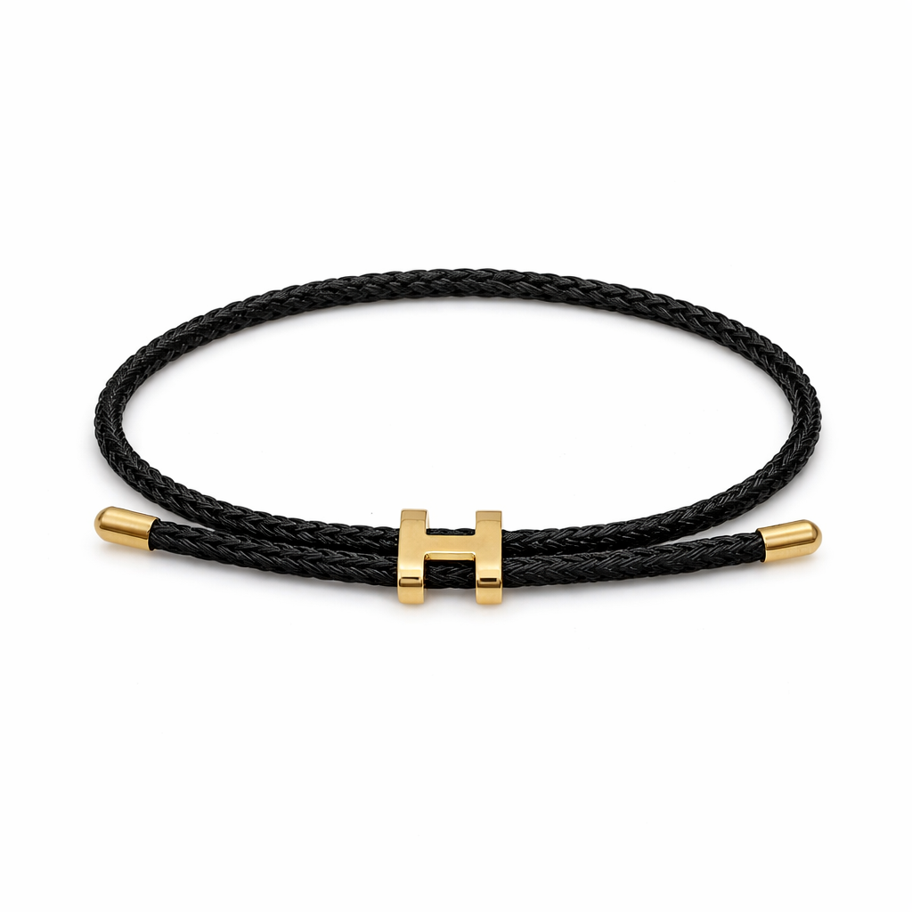 H Bileklik Siyah