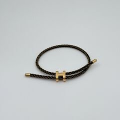 H Bileklik Kahverengi