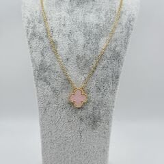 Yonca Kolye Gold Pembe