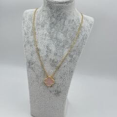 Yonca Kolye Gold Pembe