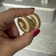 Alina Serisi Mat Halka Küpe