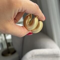 Alina Serisi Mat Halka Küpe