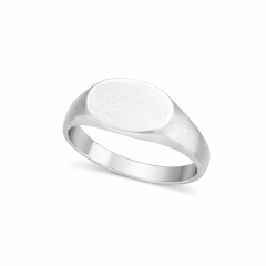 Alina Serisi Mat Gümüş Rengi Yüzük