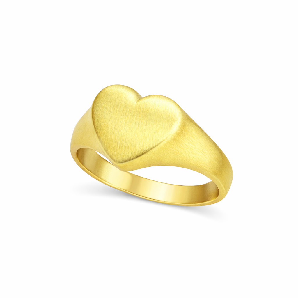 Alina Serisi Gold Kalpli Mat Yüzük