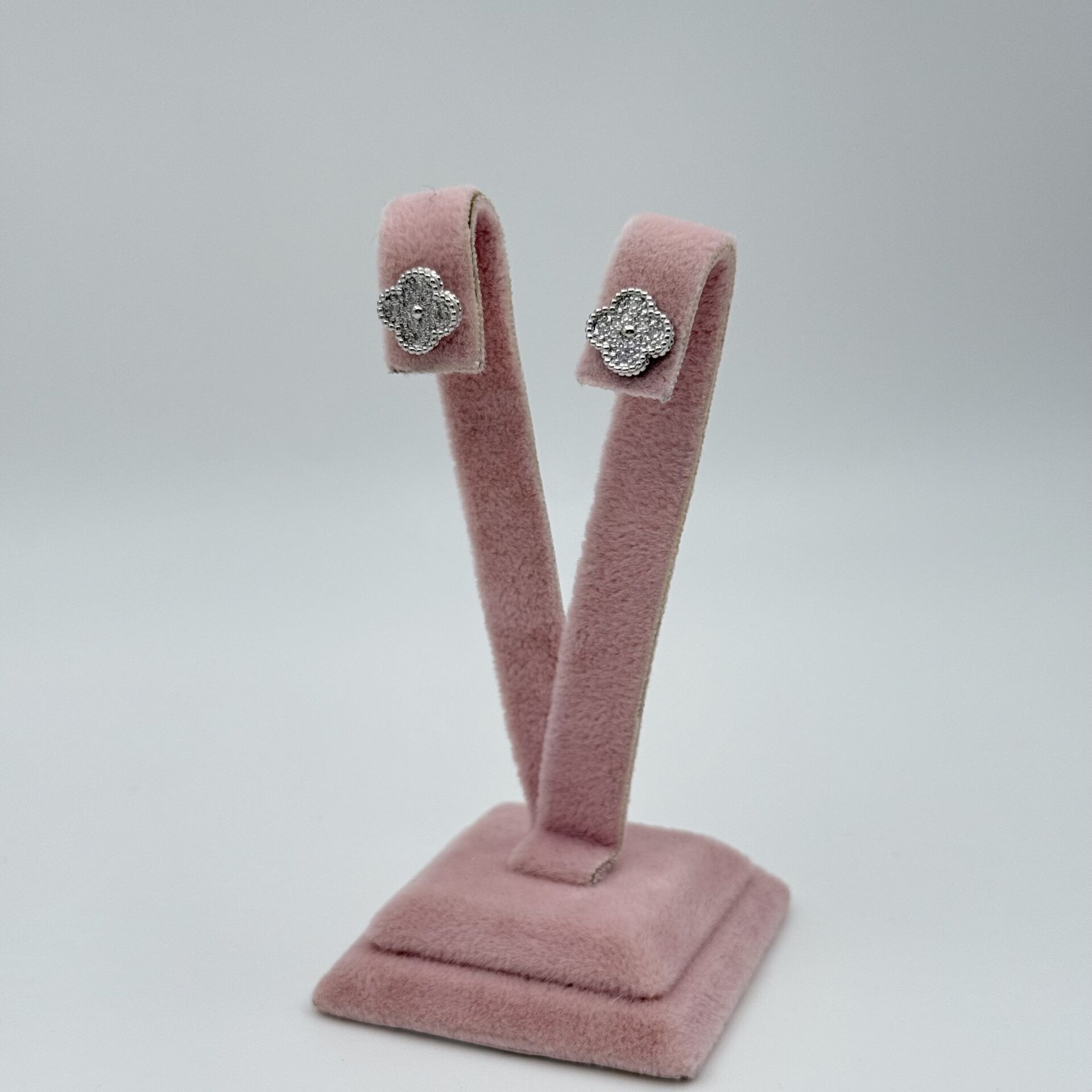 Yonca Küpe Gümüş Gümüş